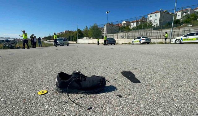 Karaman'da otomobille motosiklet çarpıştı: 1 ölü