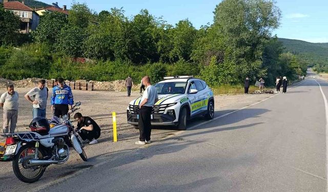 Kastamonu'da çarpışan iki motosikletin sürücüsü yaralandı