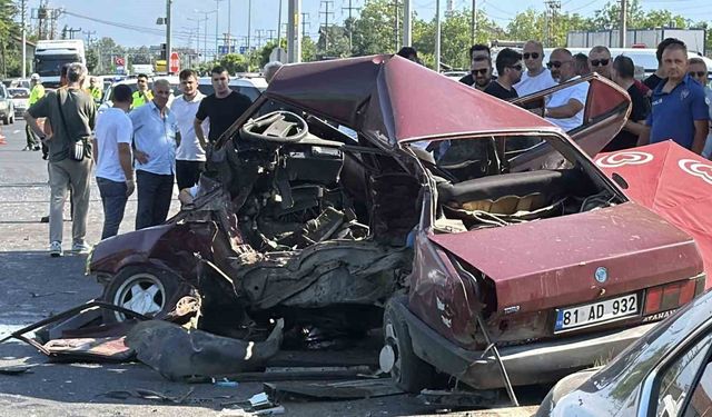 Milletvekili Ercan Öztürk kaza yaptı