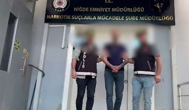 Niğde'de uyuşturucu suçundan aranan hükümlü yakalandı