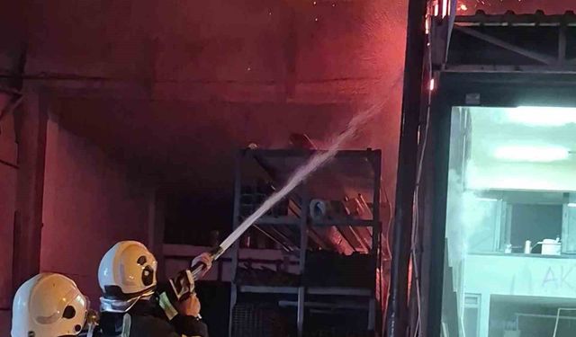 Ordu'da kaynak sırasında sıçrayan kıvılcım yangın çıkardı