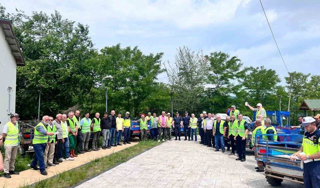 Ordu'da patpat sürücülerine trafik güvenliği eğitimi