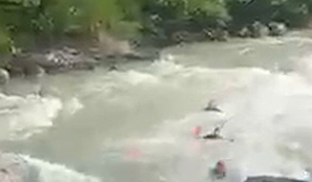 Rize'de AFAD personelinin hayatını kaybettiği kazanın görüntüsü ortaya çıktı