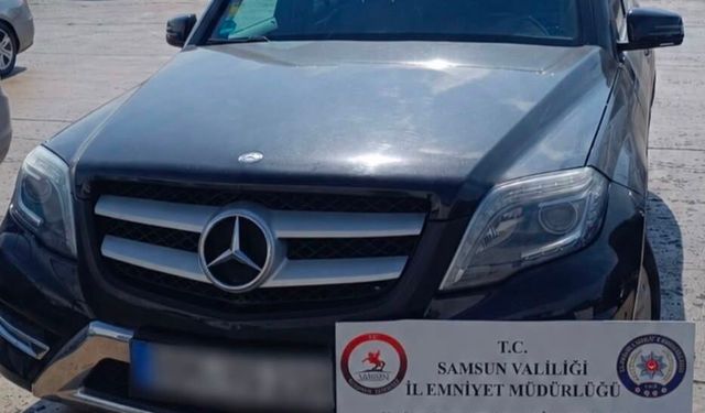 Samsun'da lüks araca 300 bin lira ceza