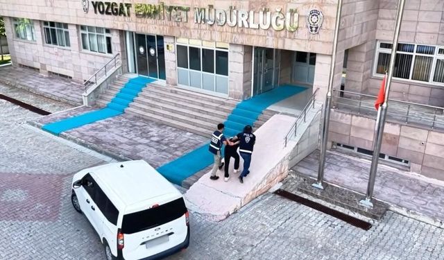 Yozgat'ta 63 yıl kesinleşmiş hapis cezasıyla aranan hükümlü yakalandı