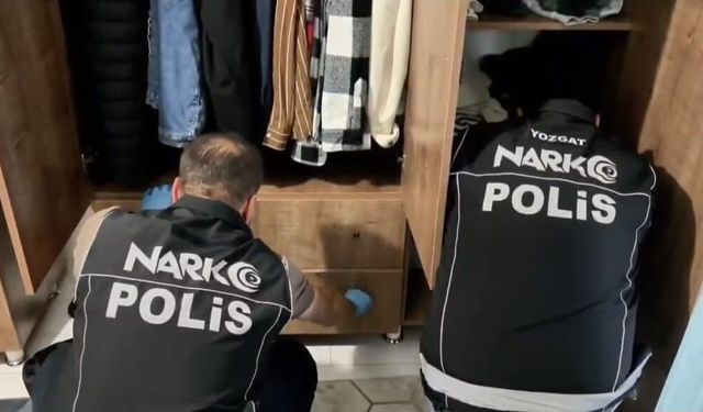 Yozgat'ta uyuşturucu operasyonunda 4 gözaltı