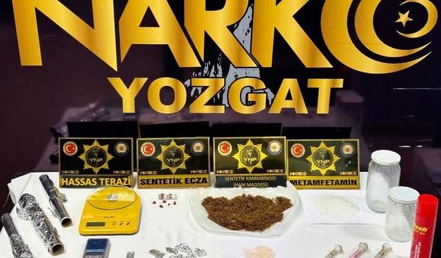 Yozgat'taki uyuşturucu operasyonunda 1 kişi tutuklandı