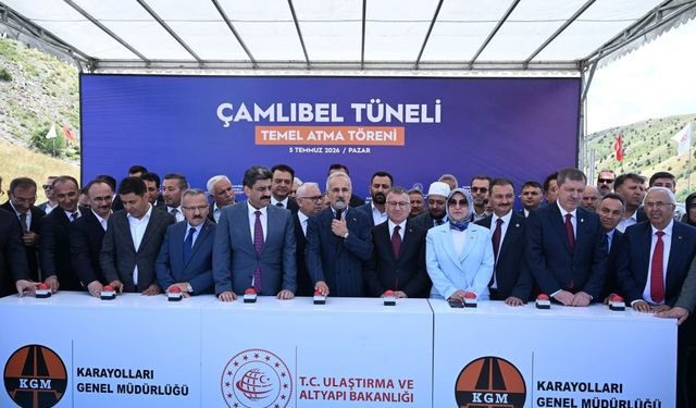Tokat ve Sivas Arasında Yeni Dönem! Çamlıbel Tüneli’nin Temeli Atıldı