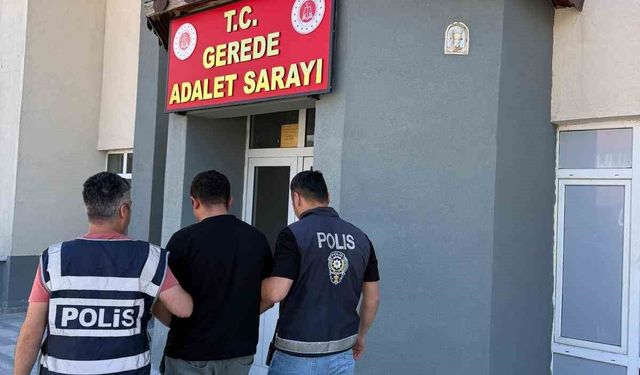 Bolu'da şantiyeden 2,5 milyon liralık malzeme çalan şüpheli tutuklandı