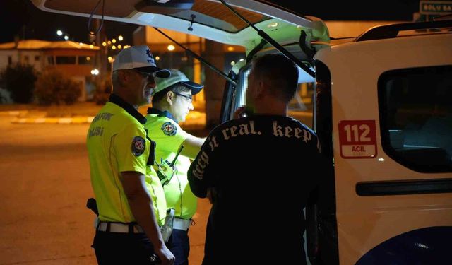 Bolu'da trafik kurallarını ihlal eden bin 755 sürücüye ceza