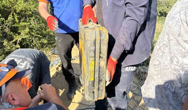 Çorum'da bir kişinin kaybolduğu mağaranın içi görüntülendi