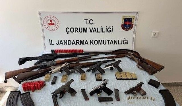Çorum'da bu yıl kutlamalarda havaya ateş açan 28 kişiye adli işlem yapıldı