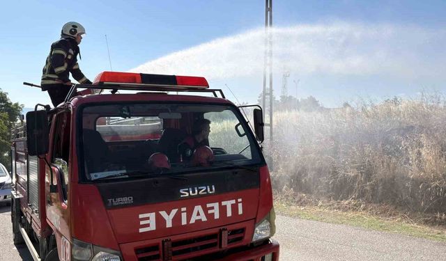 Çorum'da otluk alanda çıkan yangın söndürüldü