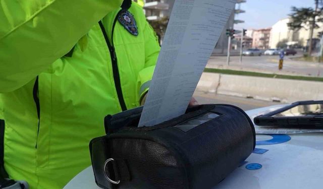 Dronlu denetimde 11 motosiklet sürücüsüne 60 bin lira ceza
