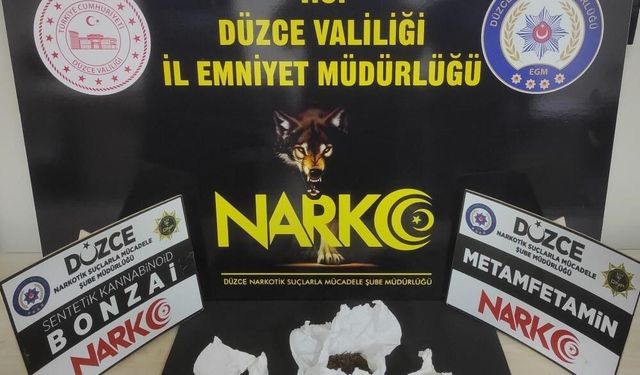 Düzce'de 44 şahsa uyuşturucudan işlem yapıldı