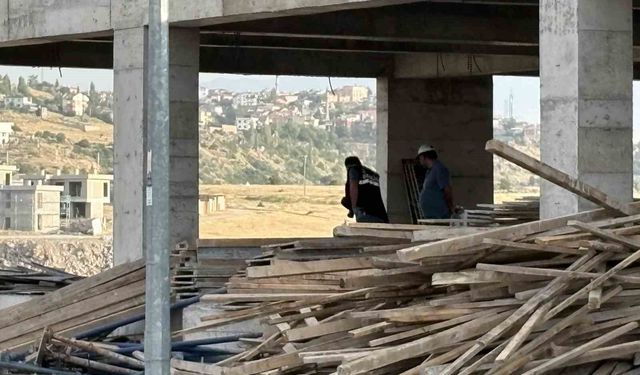 İnşaatta zemin kattan bodruma düşen işçi yaralandı