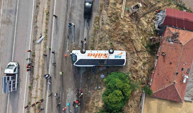 Kırıkkale'deki otobüs kazasında ölen yolcu ve yaralıların kimlikleri belli oldu