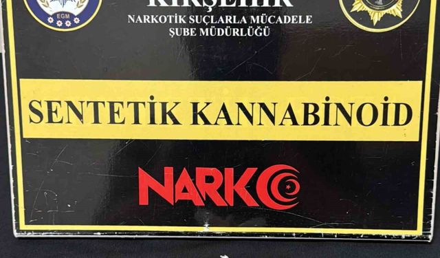 Kırşehir'de uyuşturucu operasyonunda 2 şüpheli tutuklandı