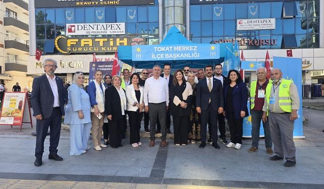 İyi Parti’den Tokat’ta üye kayıt standı