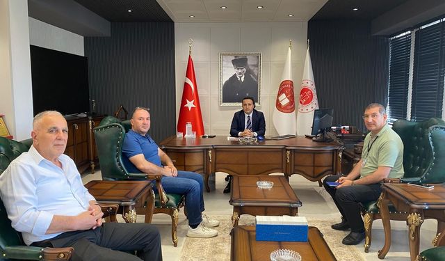 Tokat Cumhuriyet Başsavcısı Erhan Birol'a  hayırlı olsun ziyareti