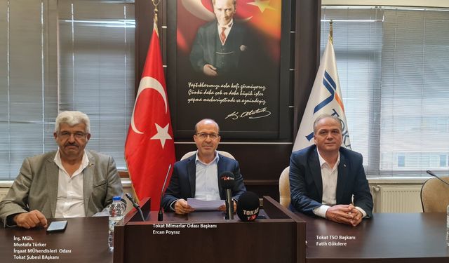 TOKAT’TA İNŞAAT VE KENTSEL DÖNÜŞÜM İÇİN MİMARİ ÇALIŞTAY TAMAMLANDI
