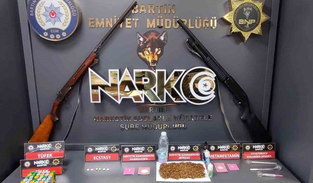 Bartın'da uyuşturucu operasyonu: 5 gözaltı