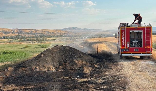 Çankırı'da çıkan arazi yangını söndürüldü