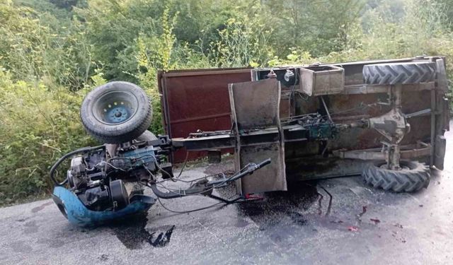 Kastamonu'da 'pat-pat' kazası: 1 yaralı