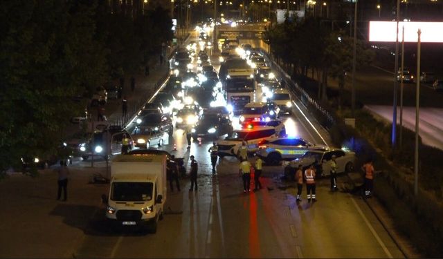 Konya'da iki otomobil çarpıştı: 2 yaralı