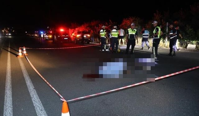 Otomobilin çarptığı yaya hayatını kaybetti: O anlar kamerada