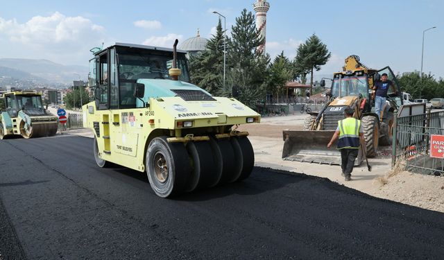 Tokat Belediyesi Fidanlık Caddesi'nde Çalışmalarda Sona Geldi