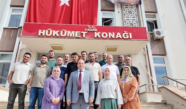 Tokat Pazar İlçe Tarım ve Orman Müdürlüğü'nden Müdür Kapar'a Vefalı Veda