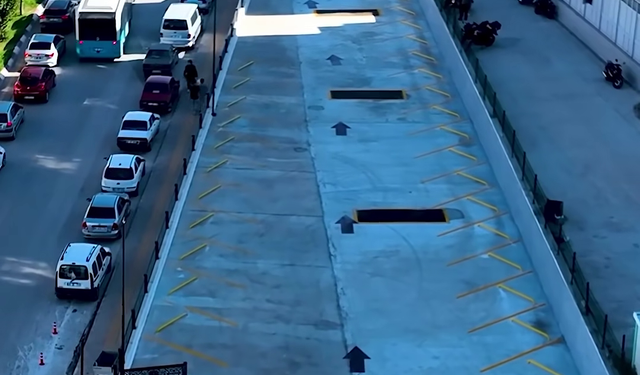 Tokat'ta Diş Hastanesi Önüne 200 Araçlık Açık Otopark Hizmete Açıldı