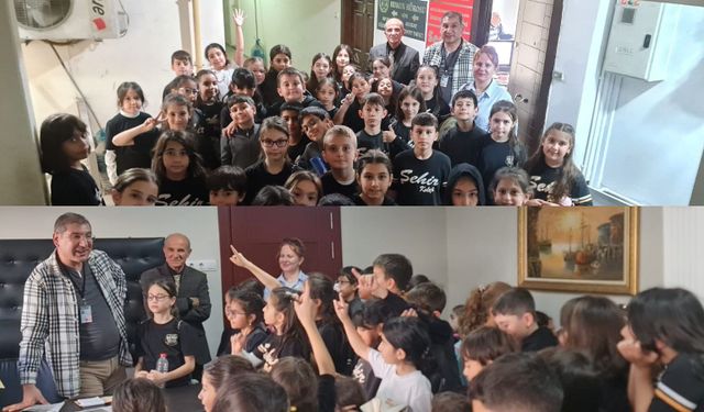 Tokat Şehir Koleji Öğrencilerinden Tokat Hürsöz Gazetesi’ne gözlem ve bilgi edinme ziyareti