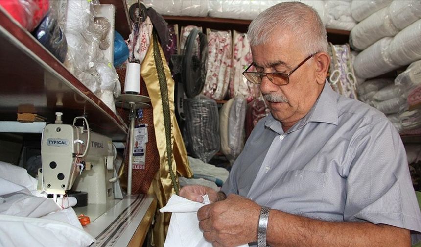 "Yılın Ahisi" yorgan ustası yarım asırdır iğne ipliği elinden düşürmüyor
