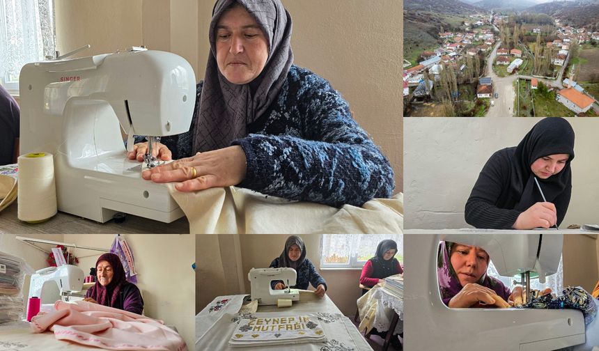 Tokat'ın Alpudere köyünde açılan kurs, kadınların becerilerini geliştirdi!