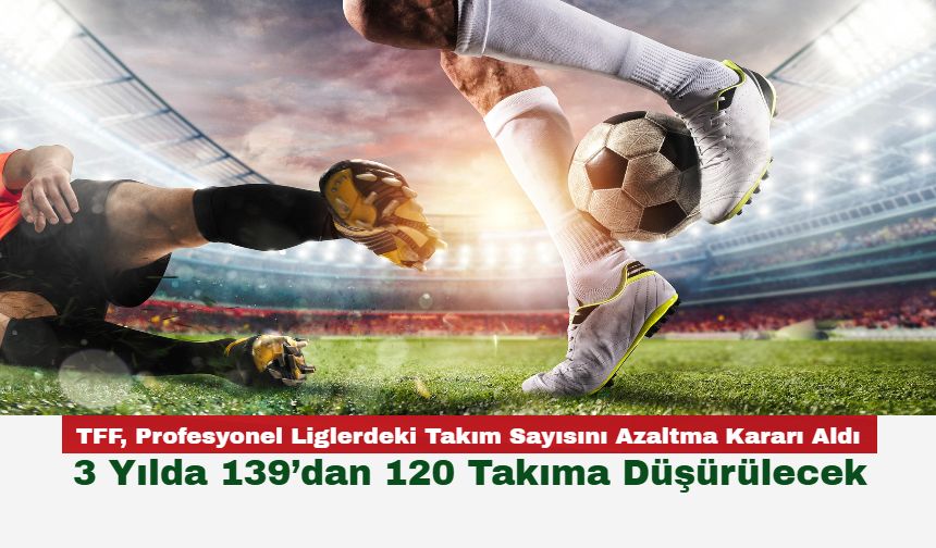 TFF, Profesyonel Liglerdeki Takım Sayısını Azaltma Kararı Aldı
