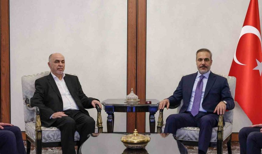 Dışişleri Bakanı Fidan, Hamas heyetiyle görüştü
