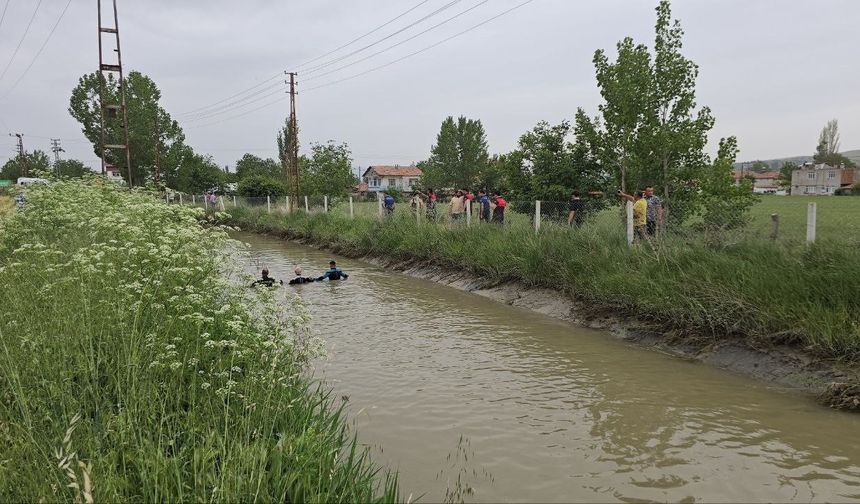 Amasya’da sulama kanalında kaybolan çocuktan acı haber