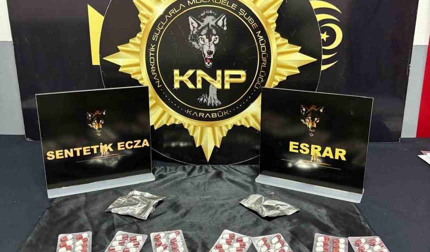 Karabük’te uyuşturucu operasyonunda 2 gözaltı