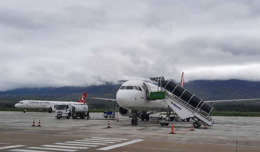 Kasım Ayında Tokat Havalimanı'ndan 14.612 Yolcu Geçti
