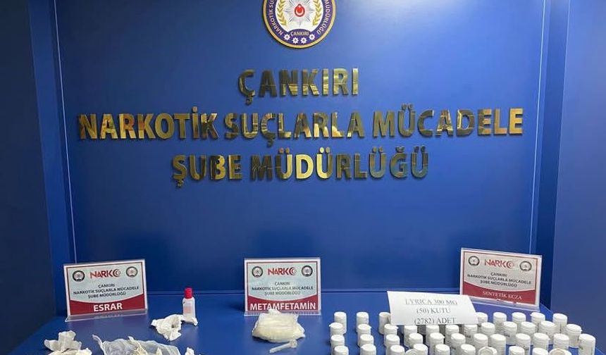 Çankırı’da uyuşturucuyla yakalanan 2 şüpheli tutuklandı