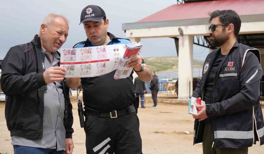 Ekipler dolandırıcılara karşı teyakkuzda: Bayburt polisinden kurban pazarında sahte para ve dolandırıcılık uyarısı