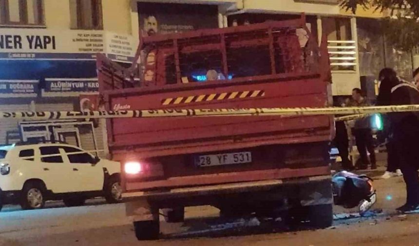 Giresun’da trafik kazası: 1 ölü
