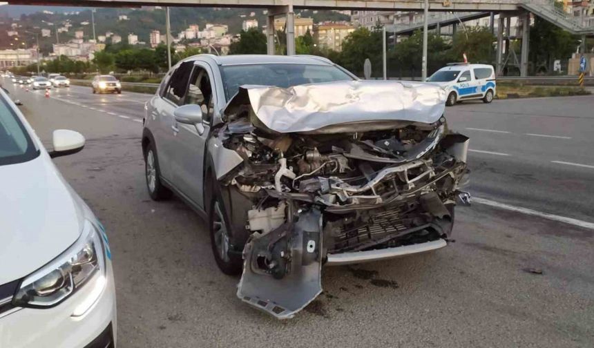Giresun’da iki ayrı trafik kazasında 7 kişi yaralandı
