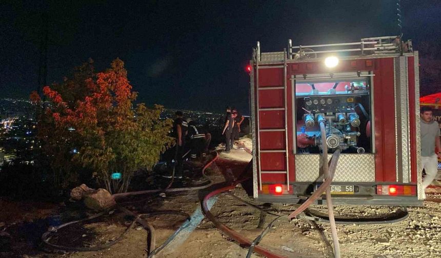 Konya’da havai fişek atarak yangına sebep olan 3 şahıs gözaltına alındı
