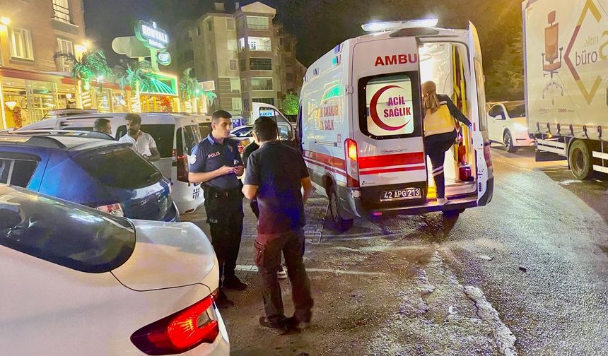 Kulu’da iki otomobil kırmızı ışıkta çarpıştı: 1 yaralı