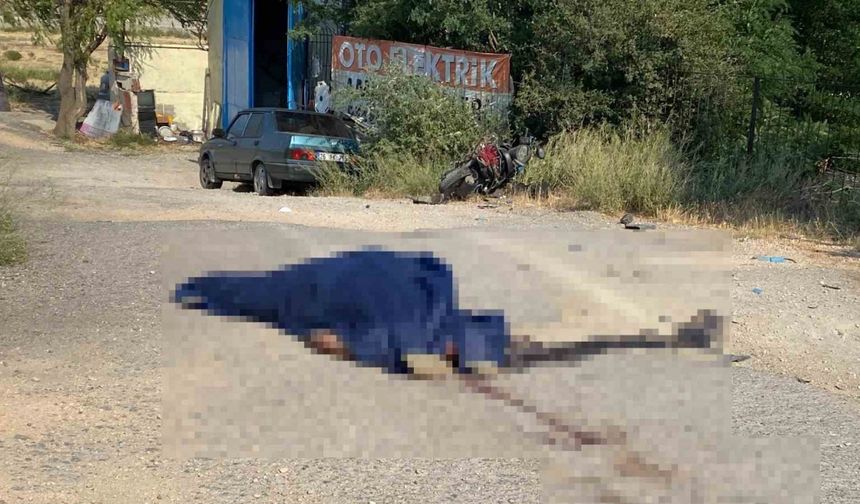 Tofaş’la çarpışıp ikiye katlanan motosikletin sürücüsü hayatını kaybetti