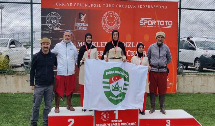 Erbaa Belediyesi Spor Kulübü Okçulukta Madalyaları Topladı
