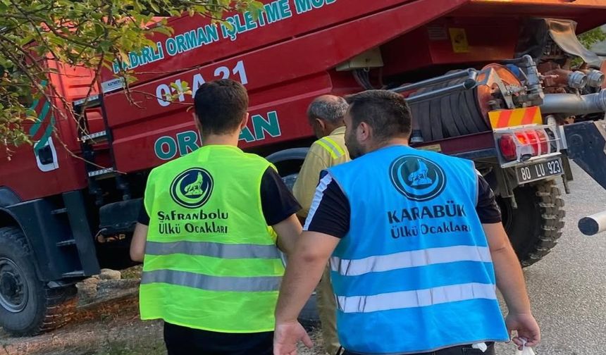 Ülkü Ocakları'ndan Orman Yangınlarına Karşı Seferberlik